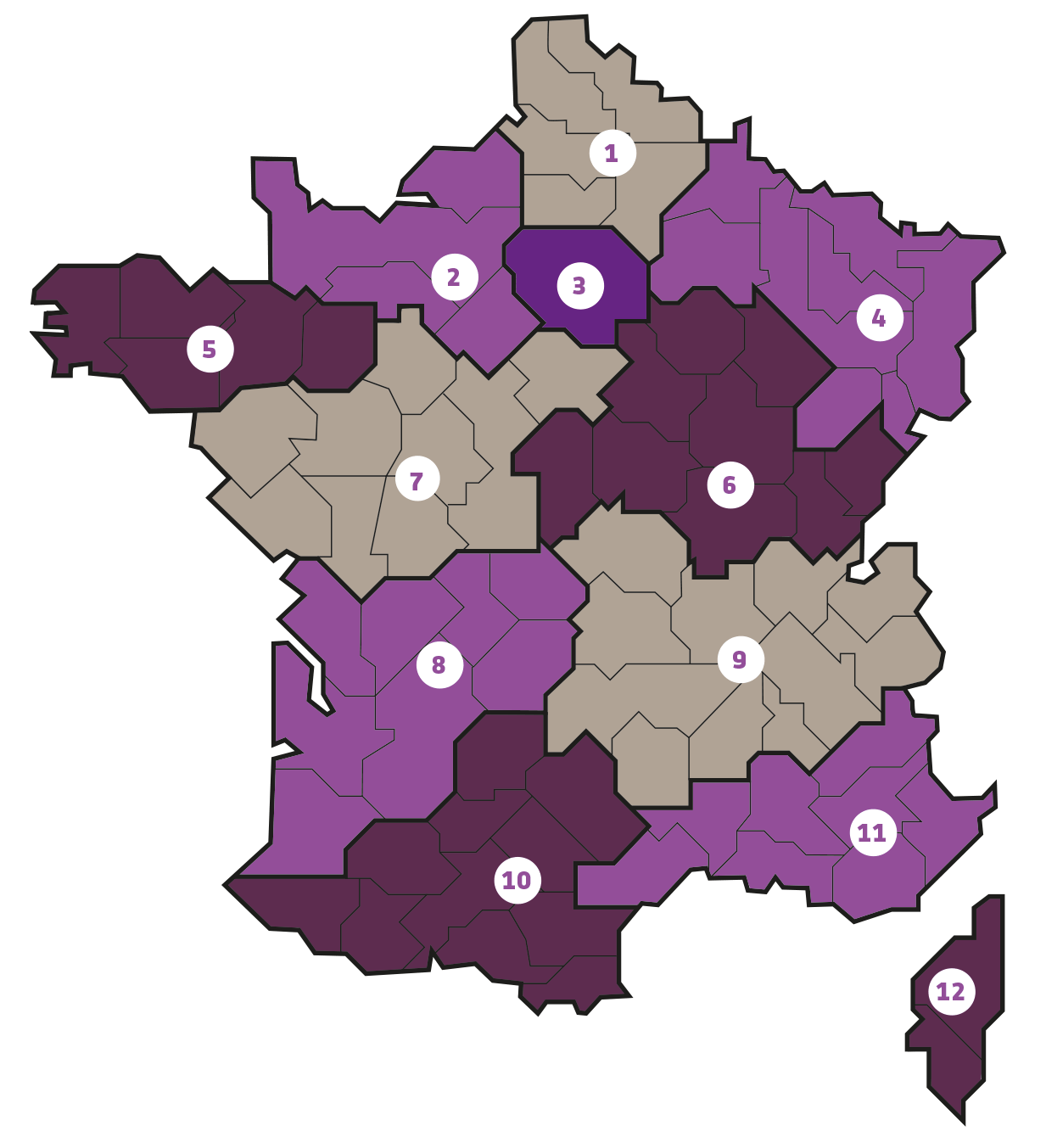 carte des représentants